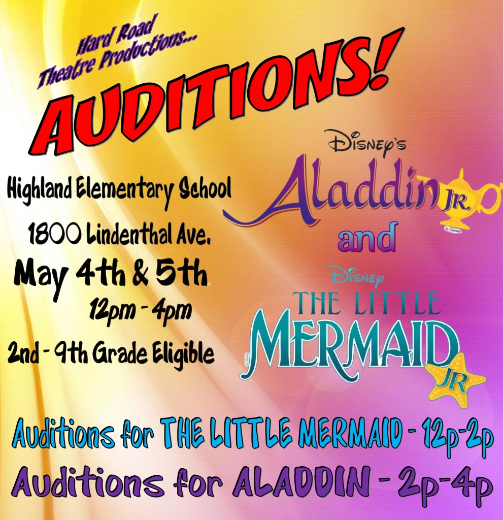 Kids Show Audition Flyer