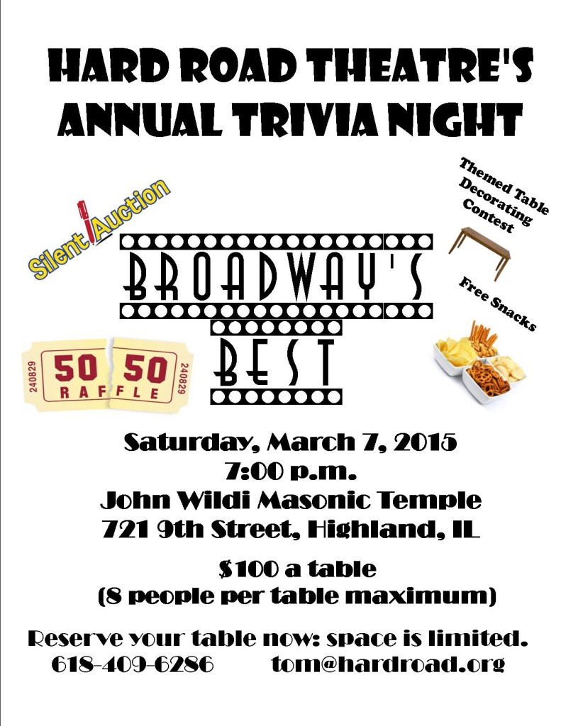 2015 Trivia Night Flyer