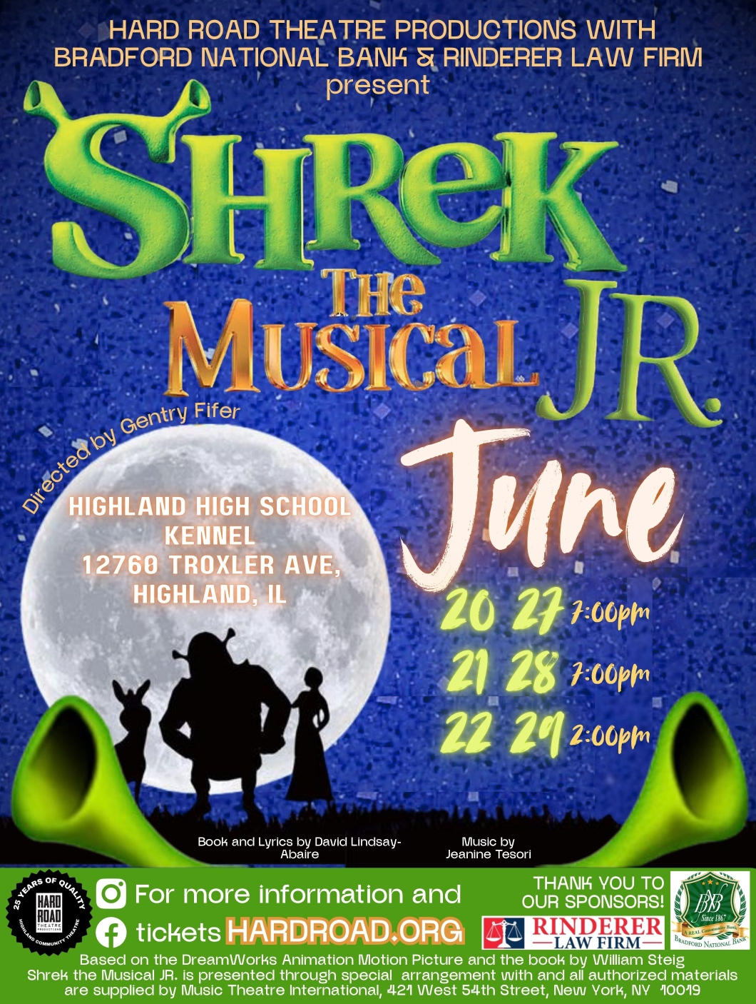 Resized_Poster_and_Cover_Page_20250520_085417_0000 Hard Road's Summer '25 Shrek Jr. Production