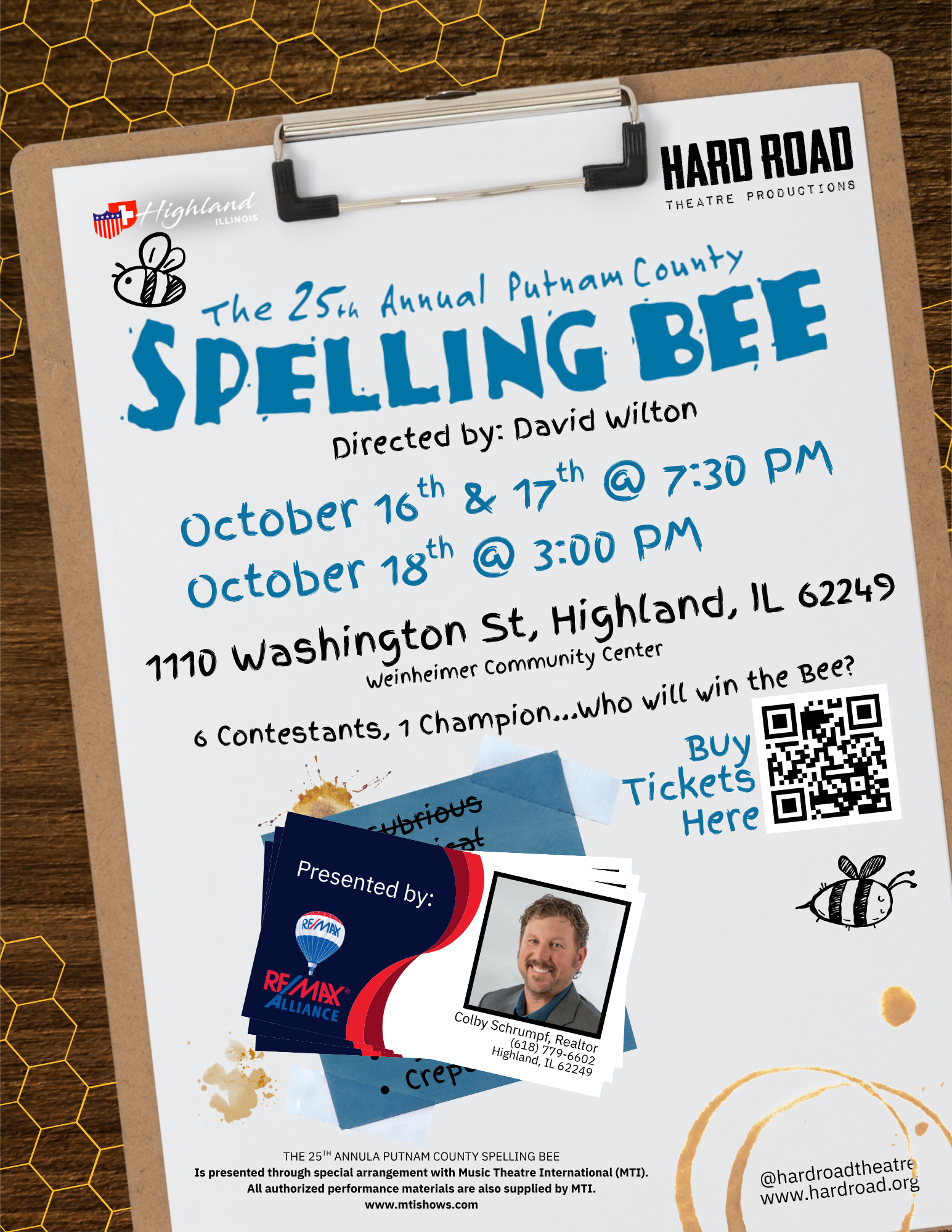 Spelling Bee Poster_Official County Fair Poster