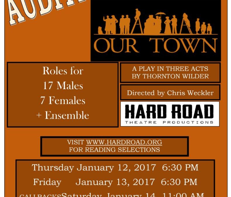 Auditions for OUR TOWN