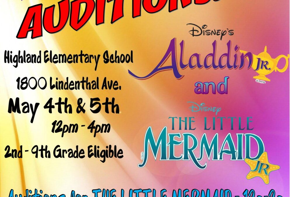 Kid’s Auditions Coming Up Soon!