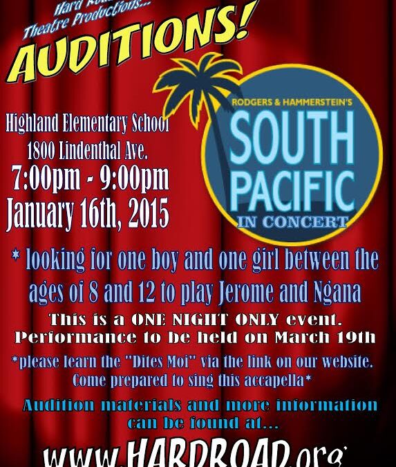Special Children’s Audition This Friday (1/16/15)!