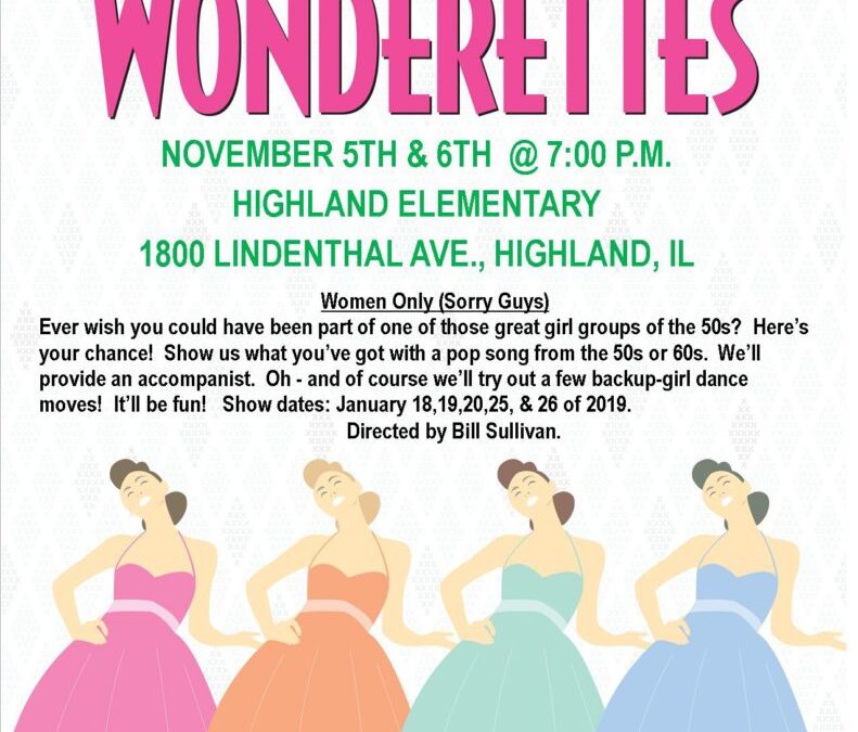 MARVELOUS WONDERETTES Auditions